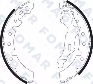 Комлект тормозных накладок FOMAR Friction FO 9075